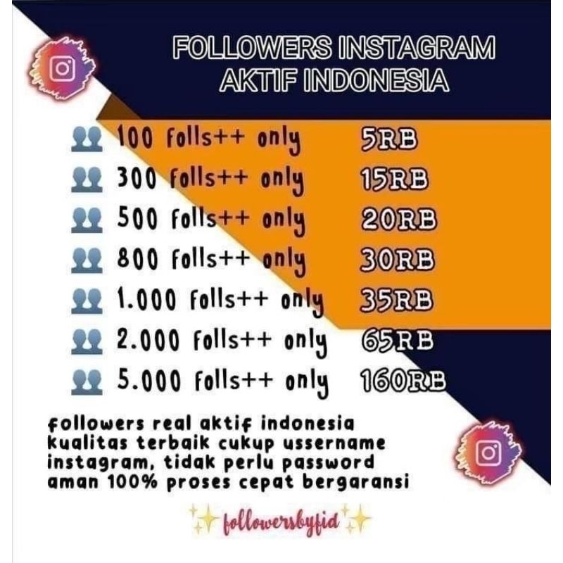 follower Instagram indonesia aktif