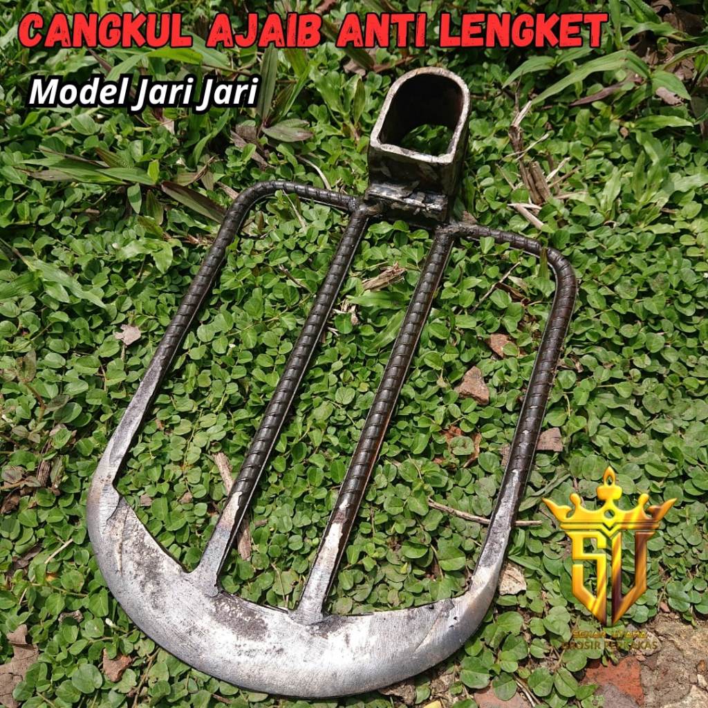Cangkul Anti Lengket Model Jari Jari -Pacul Sawah Ajaib Tanah Anti Nempel
