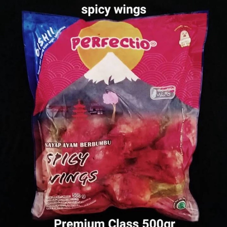 

GROSIR MURAH perfectio spicy chiken wings 5 gram