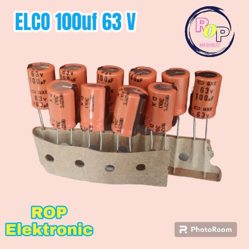 Elco 100uf 63v