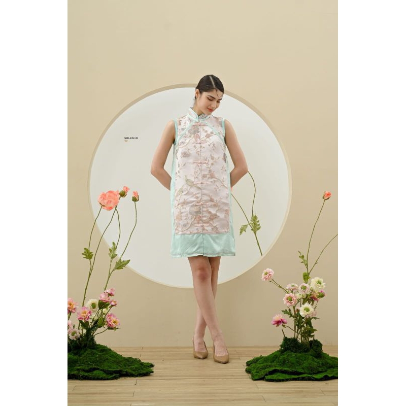 Q22363 DRESS CHEONGSAM SOLEMIO NEW COLLECTION