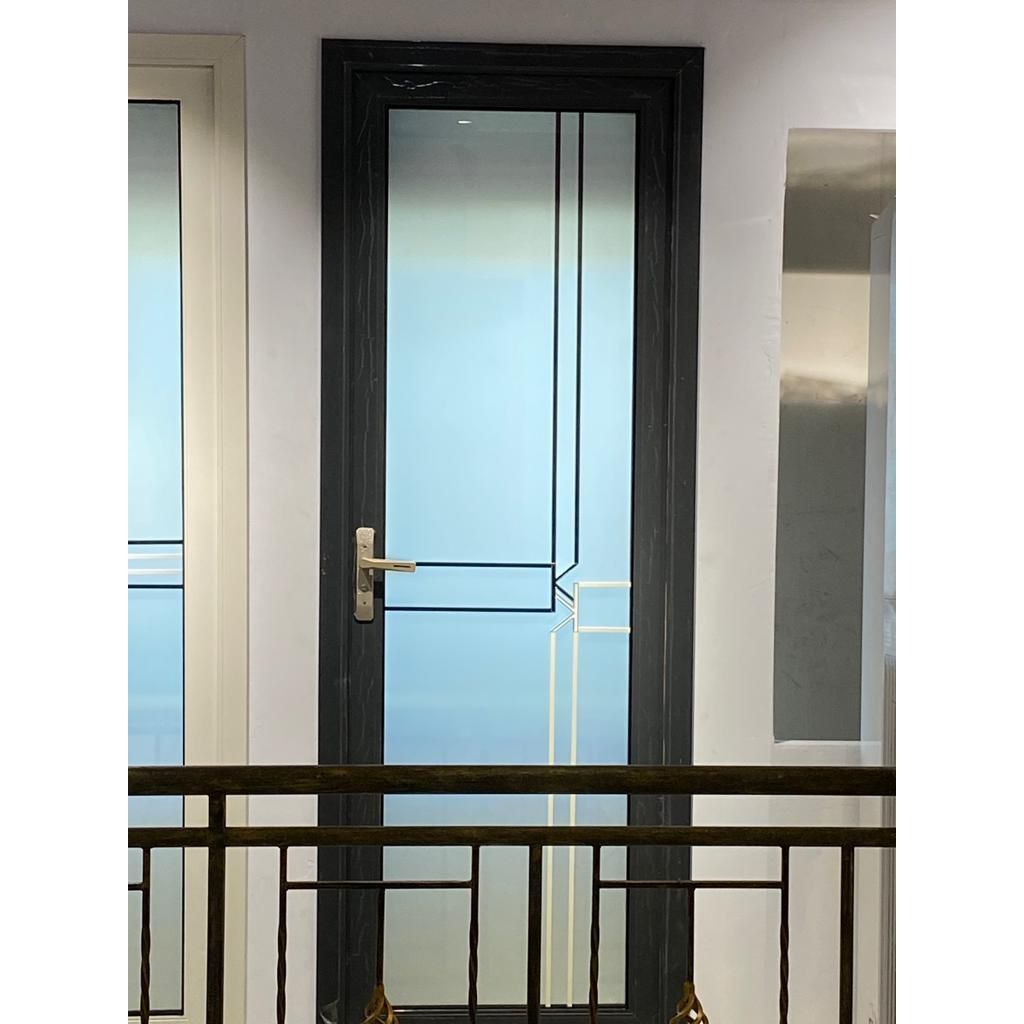FULL Set Pintu Kamar Mandi (DH) / Pintu Aluminium / Full kaca / Pintu Full Set / Pintu Kamar mandi / Pintu Rumah Pintu WC Pintu Kaca