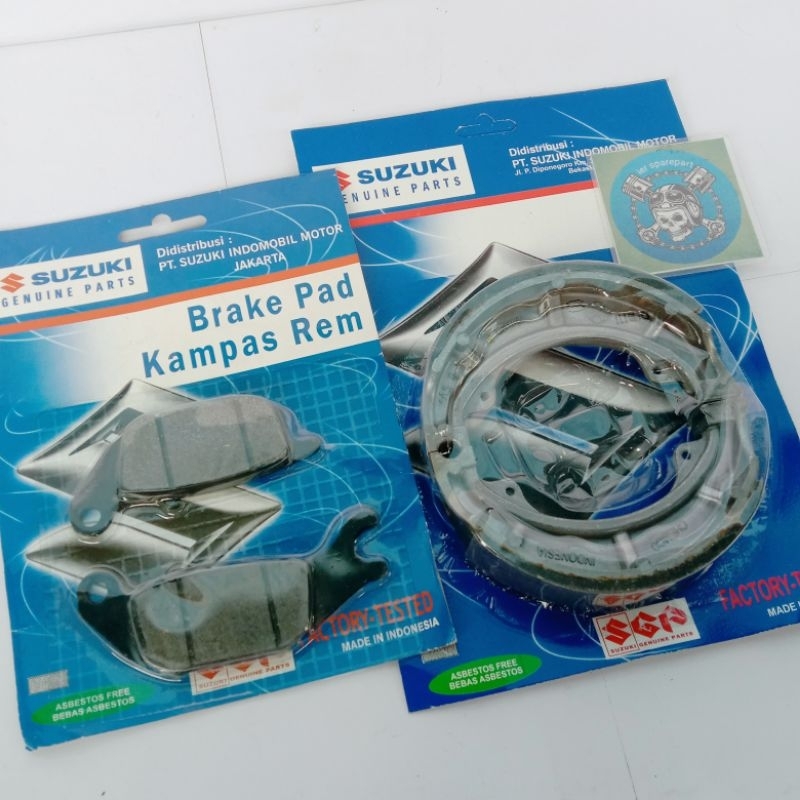 Kampas Rem Depan Belakang Suzuki Spin 125 Skydrive