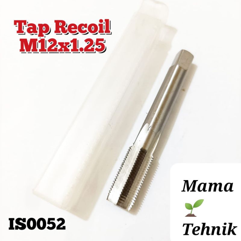 tap recoil m12x1.25 tap recoil baut 17 otomotif