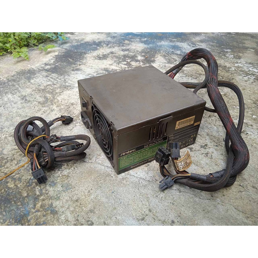 PSU Antec Neo Power 500w semi modular kondisi kejang