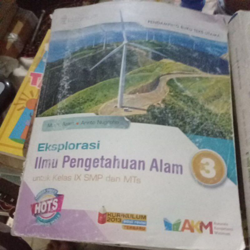 Buku eksplorasi IPA 3  smp akm
