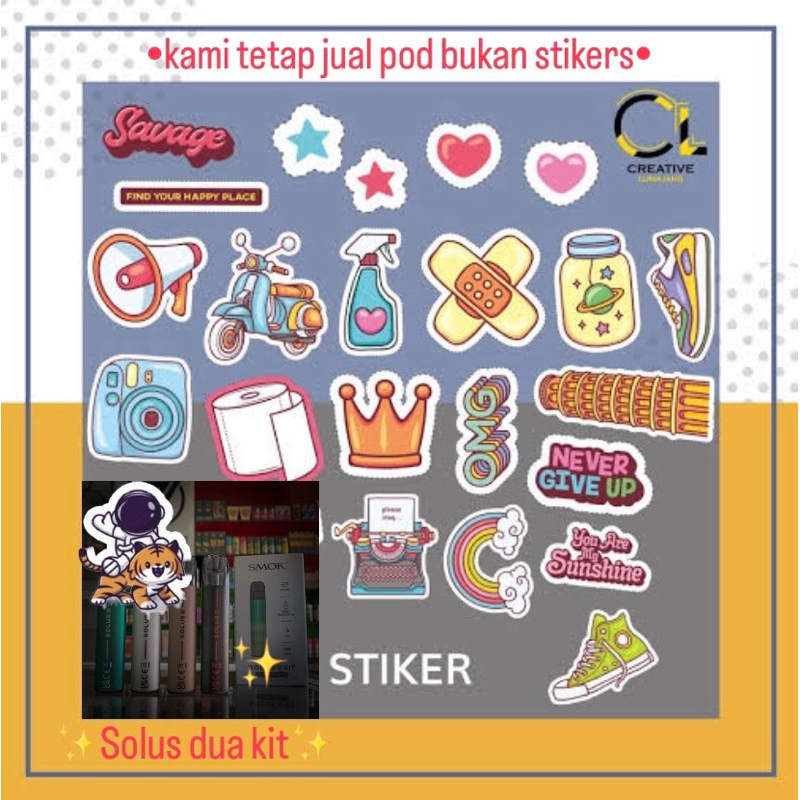

Stickers tempel animasi lucu/ Sticker tempel terbaru