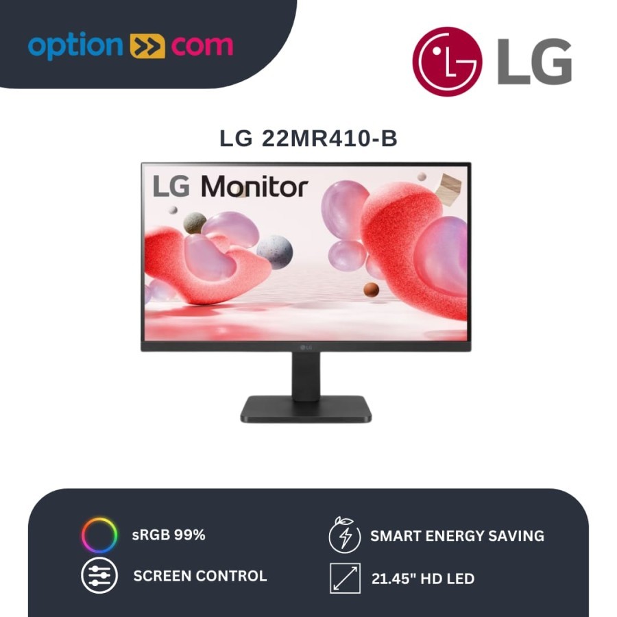 MONITOR LG 22MR410-B 22 inch Full HD Display with AMD FreeSync Monitor Komputer PC Garansi Resmi