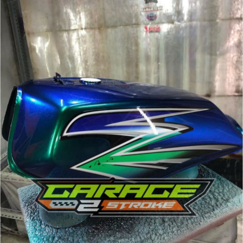 Tangki Set Body Set Yamaha Rx King Facelift Bunglon Sprite List Biru