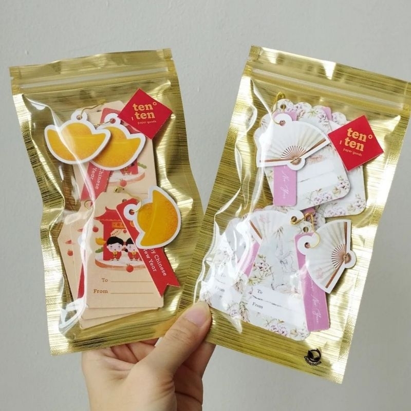 Hang Tag Idul CNY Premium Tebal/ Hang Tag Imlek / Tag Gantung CNY / Gantungan Hampers Imlek