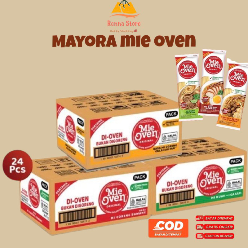 [1dus isi 24pcs] MAYORA MIE OVEN