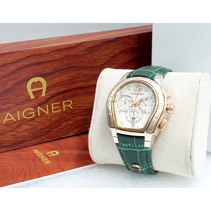 Jam tangan wanita kulit analog A58500 / chrono aktif