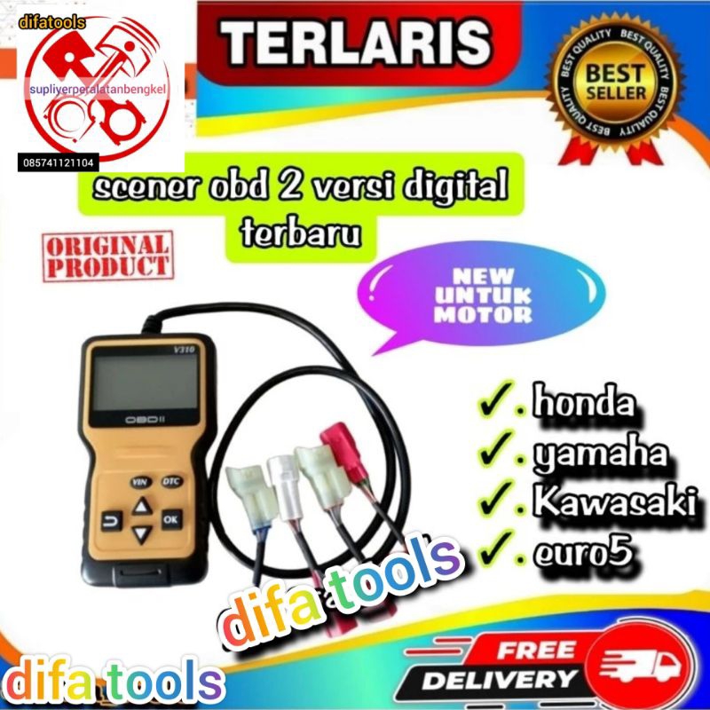 Scaner scanner obd 2 motor injeksi