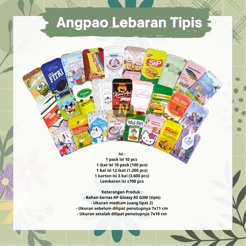 

Angpao Amplop Lebaran Tipis Isi 10 pcs