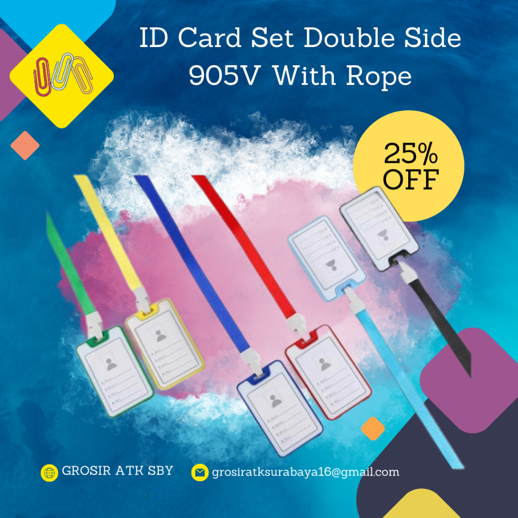 

Id Card Set Warna Double Side Type 905V (Harga Per 100 pcs)