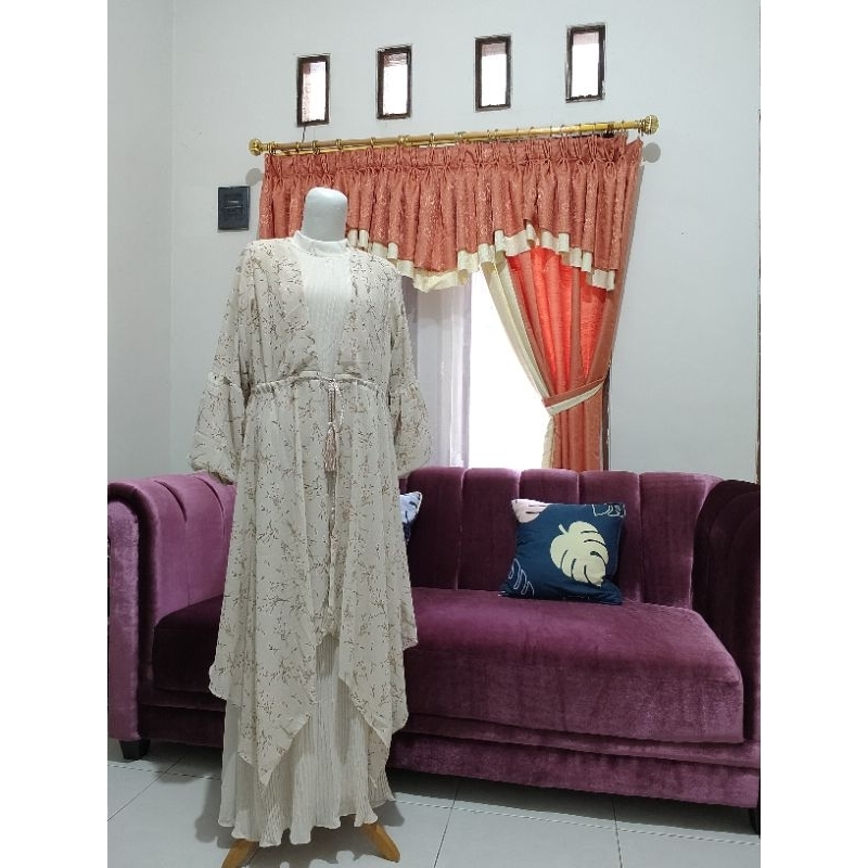 Gamis Bahan Ceruty Premium