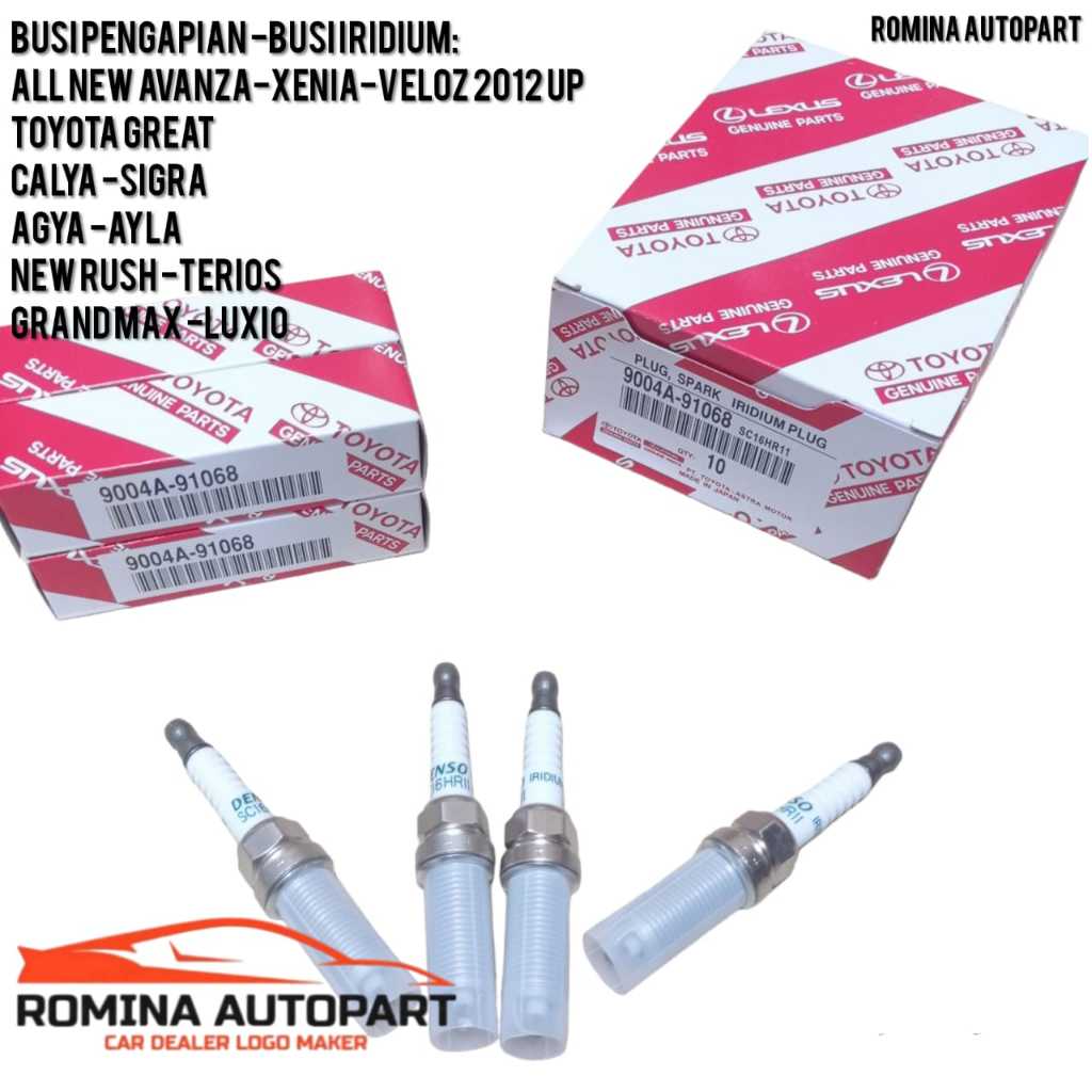 BUSI IRIDIUM TOYOTA ALL NEW AVANZA XENIA VELOZ 2012-2020 | RUSH | TERIOS ORIGINAL