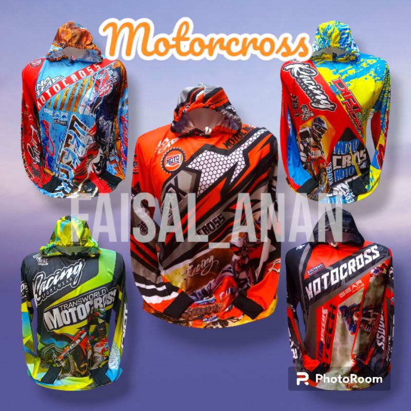 BAJU BALAP// JERSEY MOTOR // JERSEY BALAP TOPI // KAOS BALAP LENGAN PANJANG