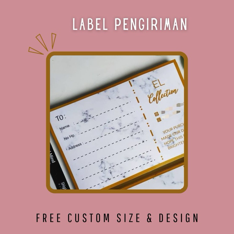 

STICKER LABEL PENGIRIMAN CUSTOM