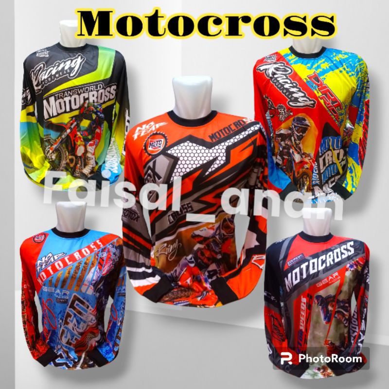 KAOS // KAOS BALAP// BAJU BALAP// DRAG BIKE//MOTOR CROSS//KAOS BALAP LENGAN PANJANG//COD