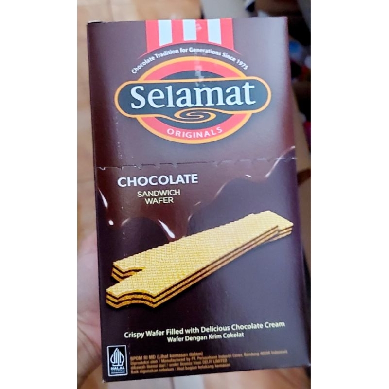 

Selamat Chocolate Sandwich Wafer 20x12g