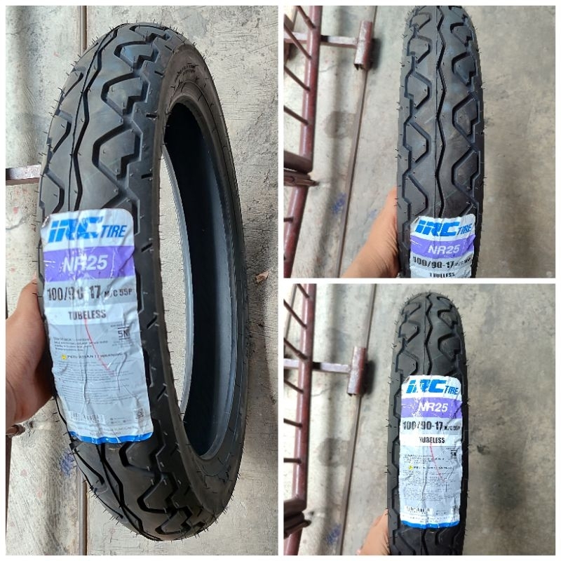 Ban Luar IRC 100/90-17 NR 25 Tubeless | Verza Belakang