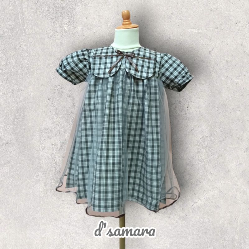 d'samara Elena Vintage Kids Baju Anak Perempuan Vintage Gaun Anggun Anak Perempuan