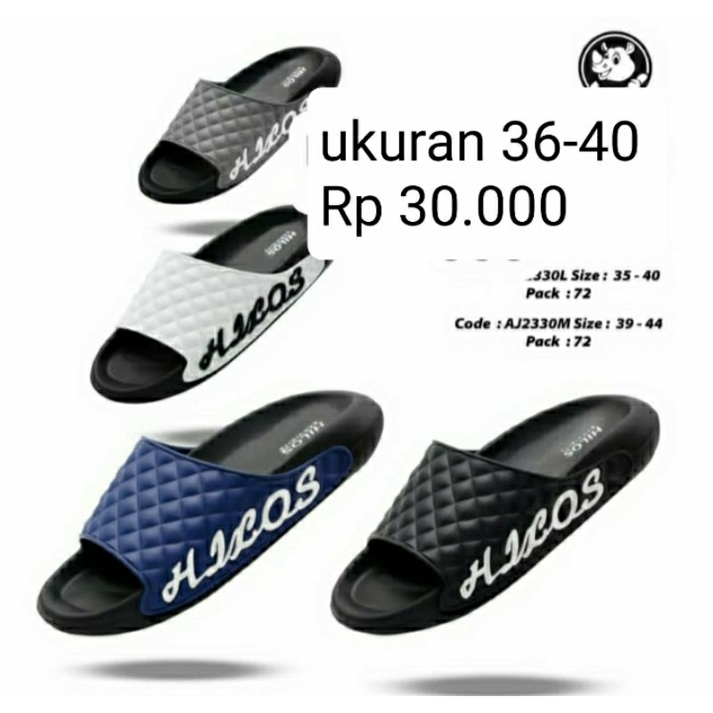 Sandal Anak Cowok Slop Hilos Karet