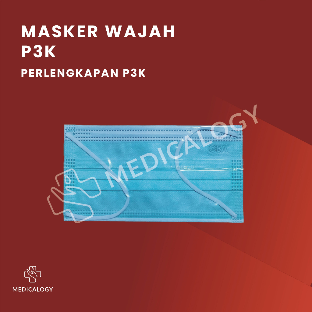 Masker Wajah P3K Ecer | Masker Medis Satuan