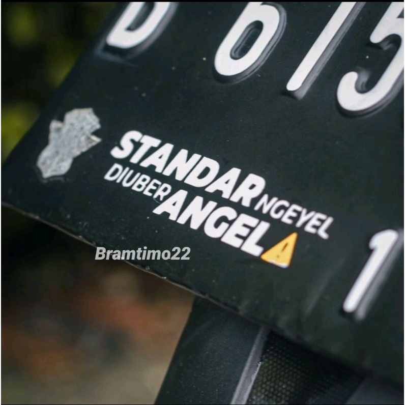 Sticker Cutting Murah Standar Ngeyel Di Uber Angel Anti Air Stiker Timbul 3D Aksesoris Motor Keren