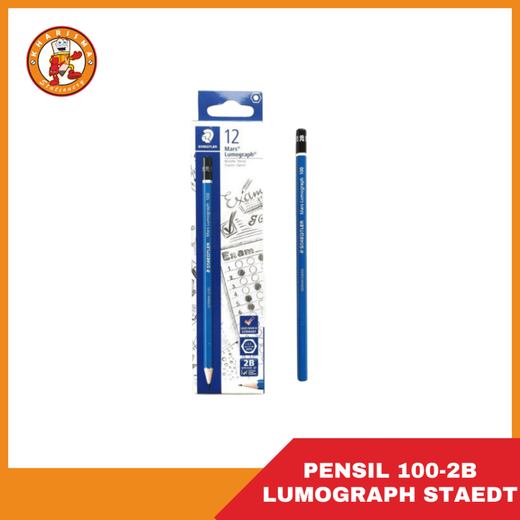 

Pencil / Pensil Staedtler 100-2B Mars Lumograph (1 Pak) [5012902]
