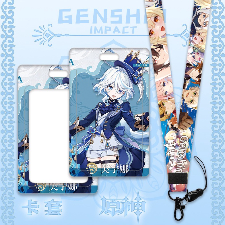

ART X27P Genshin ID Card holder Lanyard Name Tag Wanderer Nahida Nilou Cyno
