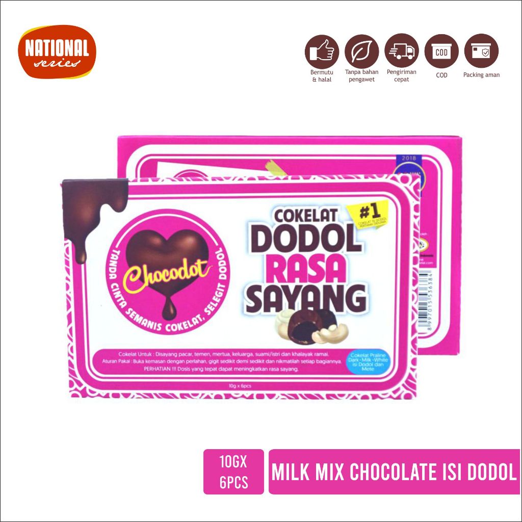 Coklat Chocodot Dodol Rasa Sayang 70g