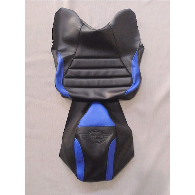 sarung kulit jok R15 v3 &R v2 bahan MBtech pres japs / KULIT JOK YAMAHA R15 V2 old/ R15 V3 new+sabuk