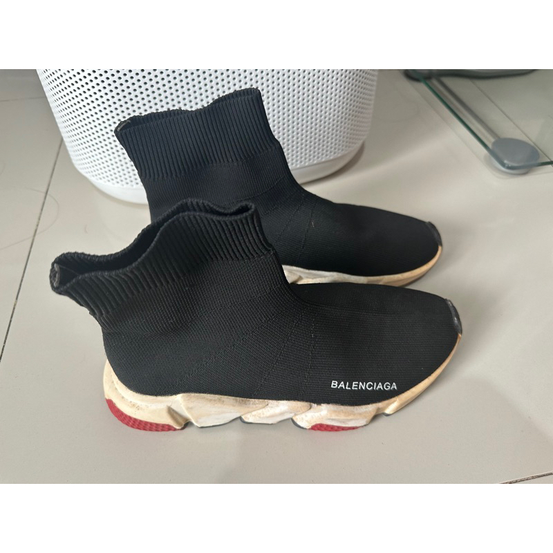 sepatu balenciaga uk 39 warna hitam second