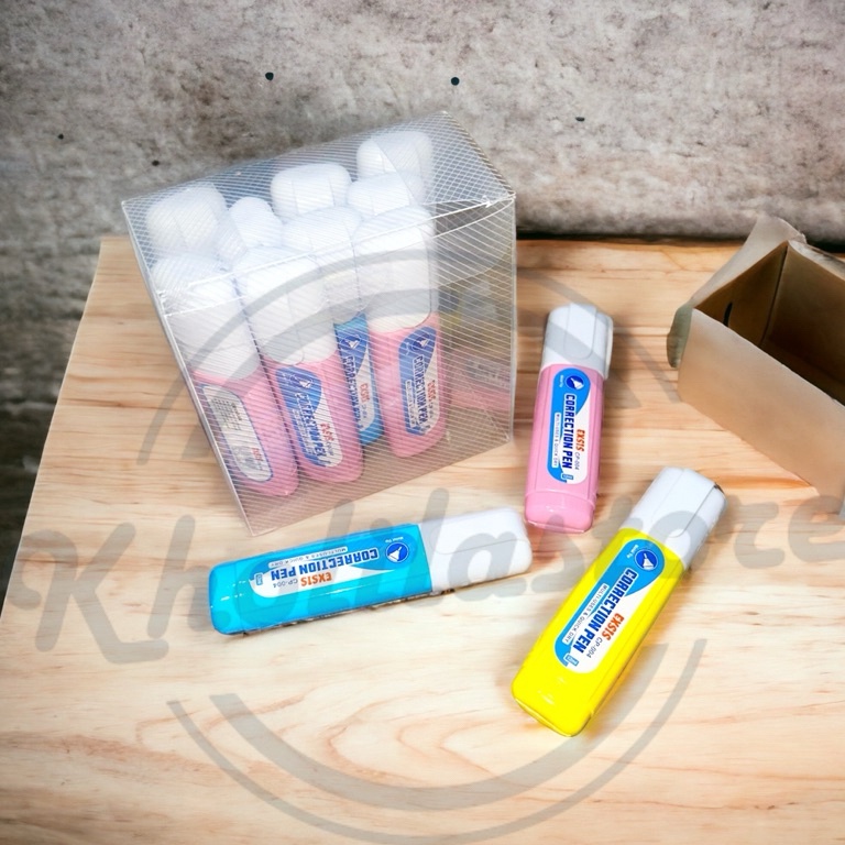 

ART H69O Correction Pen Fluid Tip Ex Exsis Mata Besi si 12 pcs
