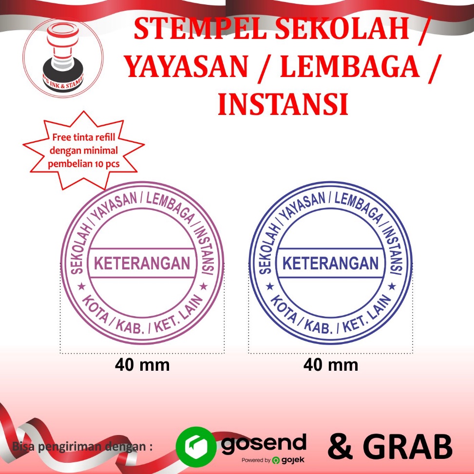 

ART F53R STEMPEL SEKOLAH YAYASAN LEMBAGA INSTANSI
