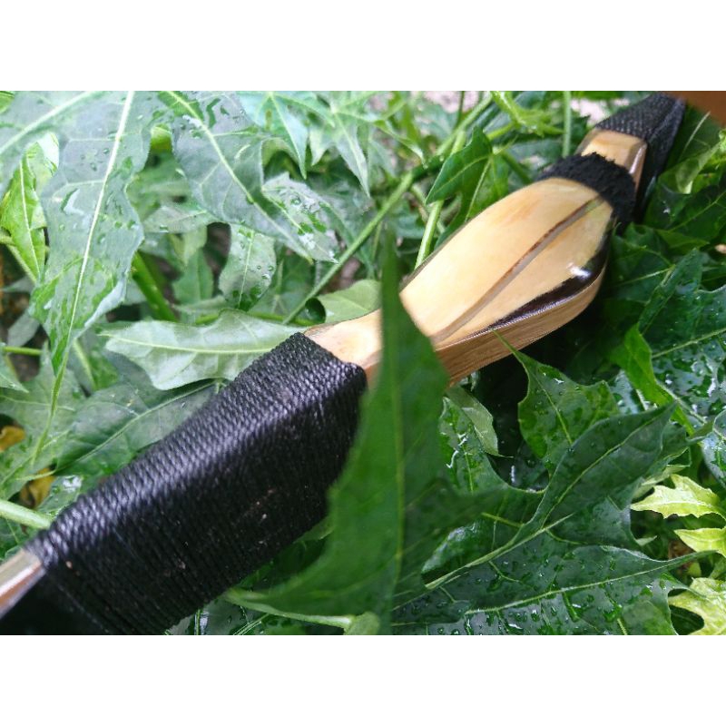 Busur Panah Horsebow - Tradisional Nasahi Archery - Laminasi (siyah & handle)