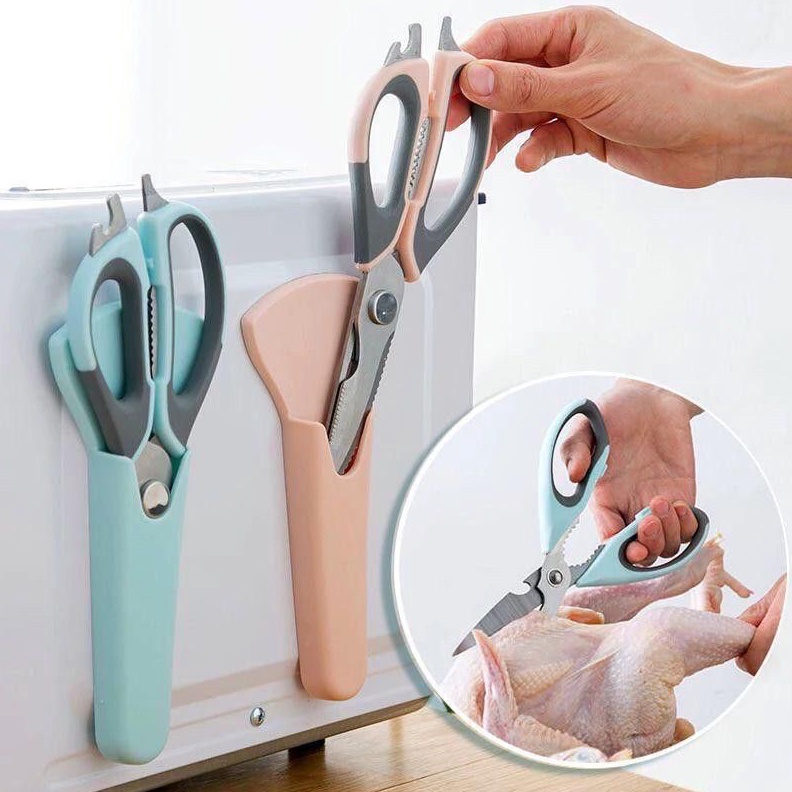 

ART B77P MJ88 Gunting Dapur Serbaguna Multifungsi Magnet Alat Pemotong Sayur Daging Ikan Serbaguna Super murah