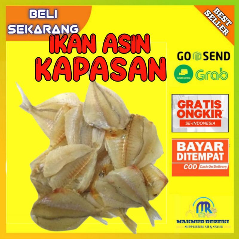 

IKAN ASIN KAPAS KAPASAN TAWAR 250 GRAM 500 GRAM TIPIS