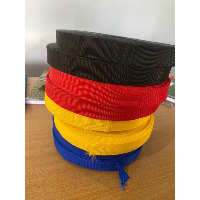 Tali Webbing 1 ROLL- Webbing Tas  2,5 Cm - WEBBING 45-50 YARD HITAM