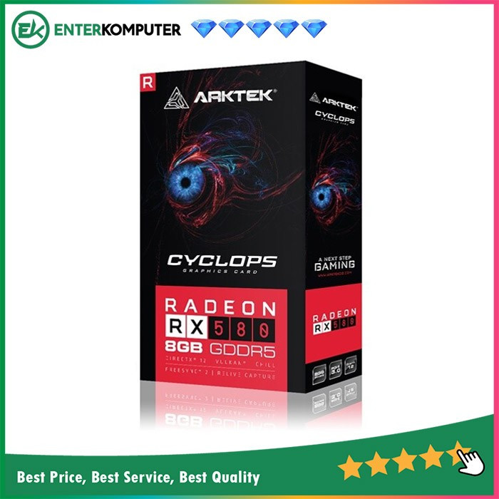Arktek Radeon RX 580 8GB GDDR5 Cyclops