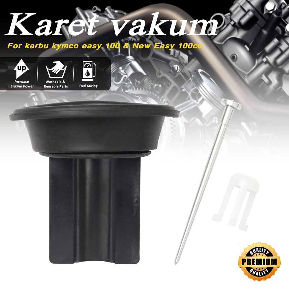 kymco easy 100 & New Easy 100cc 1402-910-2201 VACUUM PISTON COMP Karet vakum membran karbu