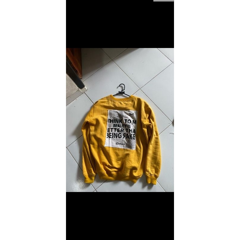 crewneck Yellow Familias