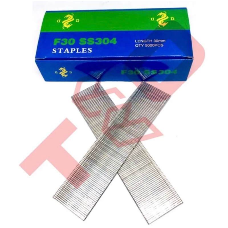 

Isi Staples F30 SS 304 - Stainless Merk Double Dragon - Paku Tembak