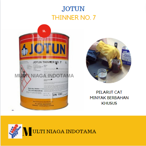 JOTUN THINNER NO.7 (1L/1KG) / CAIRAN PELARUT CAT ACRYLIC ATAU CAT MINYAK BERBAHAN KHUSUS