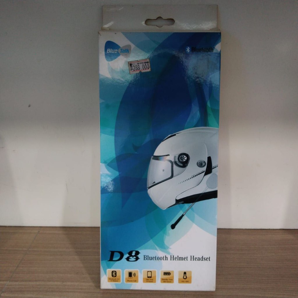 BLUETOOTH D8 552 BLUETOOTH HELMET HEADSET WITH MIC