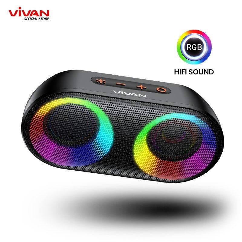 Speaker Bluetooth Portable Vivan Dengan RGB Light Vivan VS16