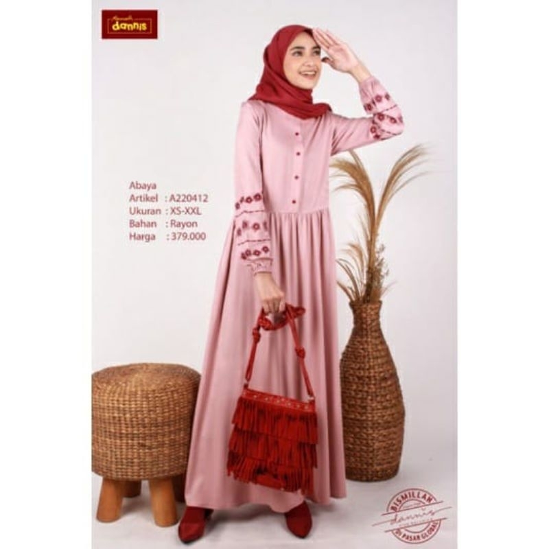 ABAYA DANNIS DEWASA A 220412 SIZE, S, L