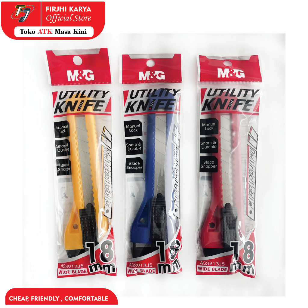 

Utility Knife 18mm/Karter Besar - M&G